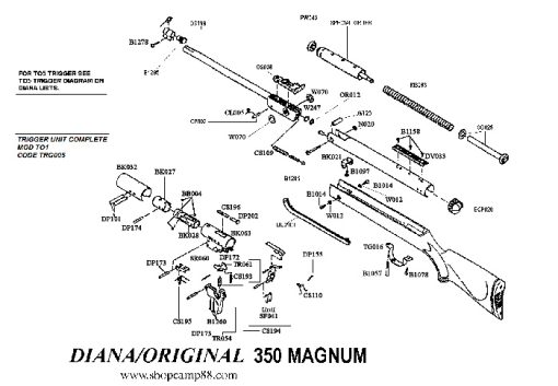 Spring Air Rifle Diana 350